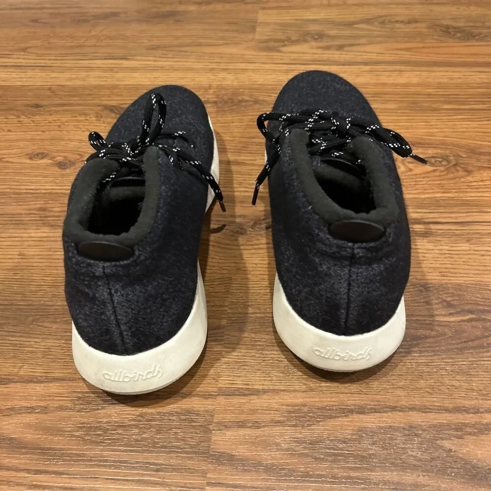 Allbirds Wool Runner Up Mizzle Charcoal Gray High Top Sneaker Shoes WRUM Mens 12 - Picture 5 of 11